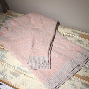 Free People Pink Cheetah Print Sweater